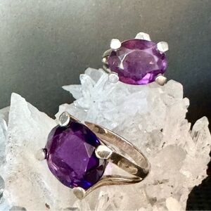 Sterling & Amethyst Ring